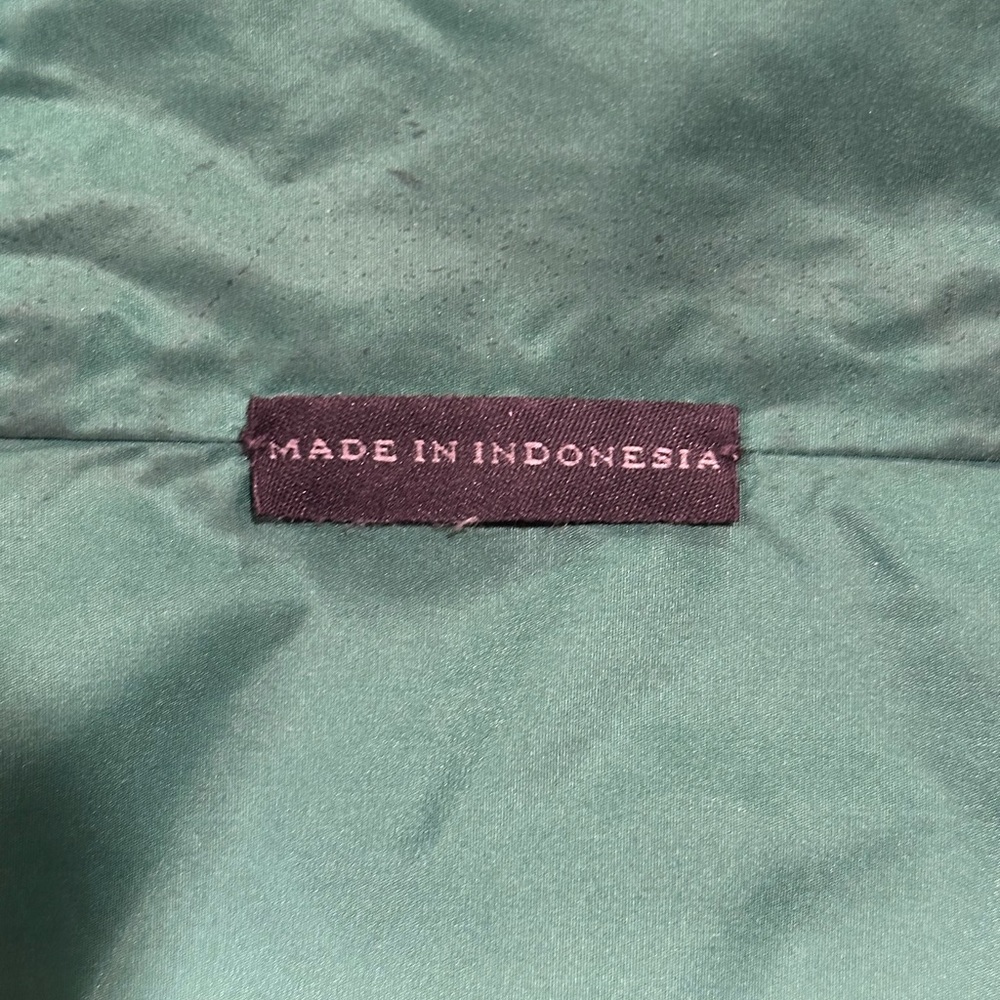 Prada Nylon Triangle Logo Reversible Navy / Green Zip Windbreaker Jacket - Picture 15 of 16